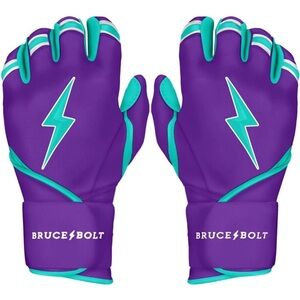 Bruce Bolt Batting Gloves | Large | Purple/blue | Creator Series